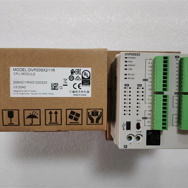 plc module original controller DVP08SN11R
